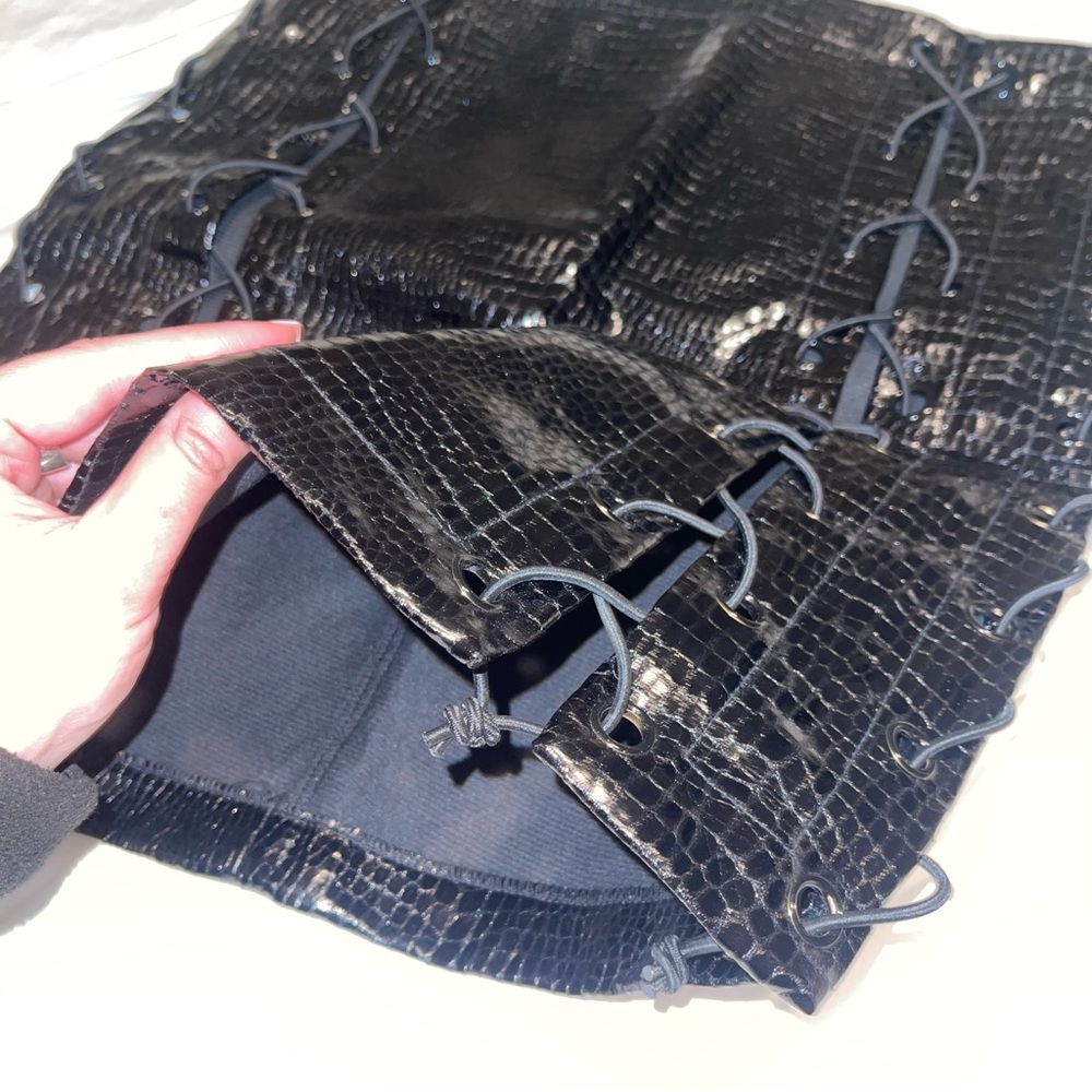 PLT Faux Leather Skirt - Picture 5 of 8